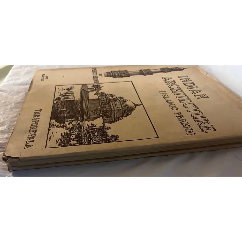Indian Architecture Islamic Period Percy Brown 1942 Taraporevala 2nd Ed HC DJ